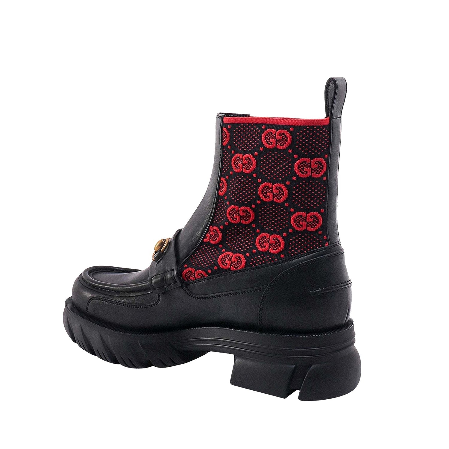 Botas Gucci De Cuero Con GG Balardi