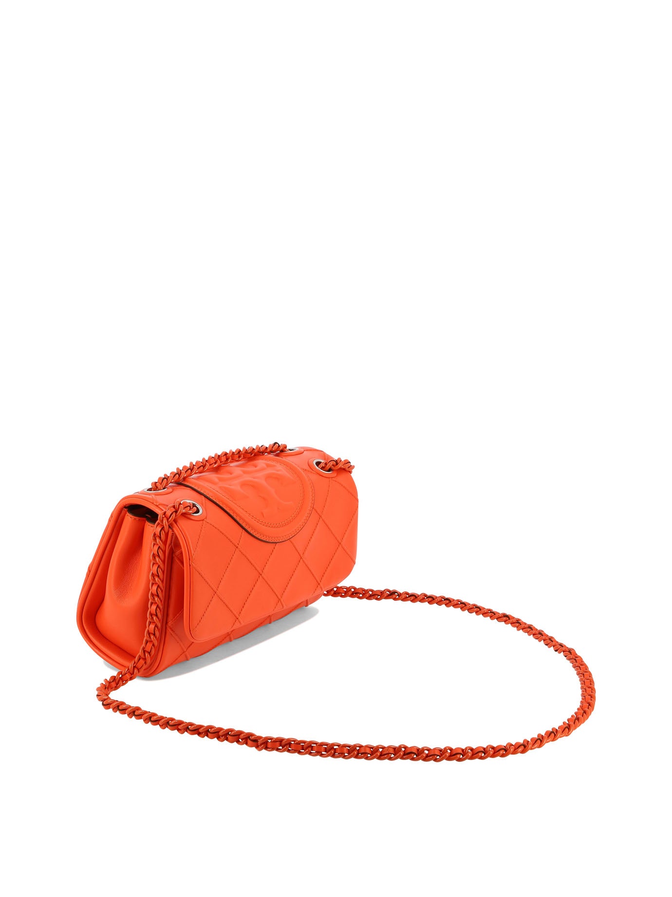 Tory burch cheap red fleming bag