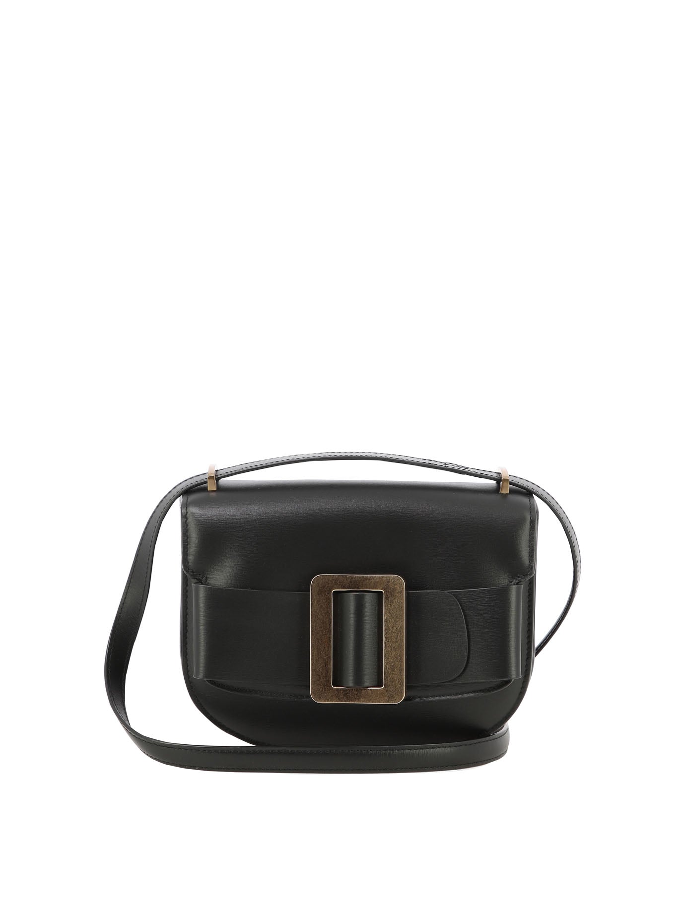 Boyy Buckle Leather Crossbody Bag